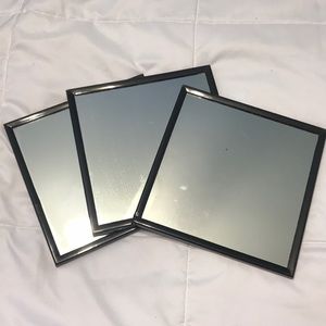 3 set decorative mirrors